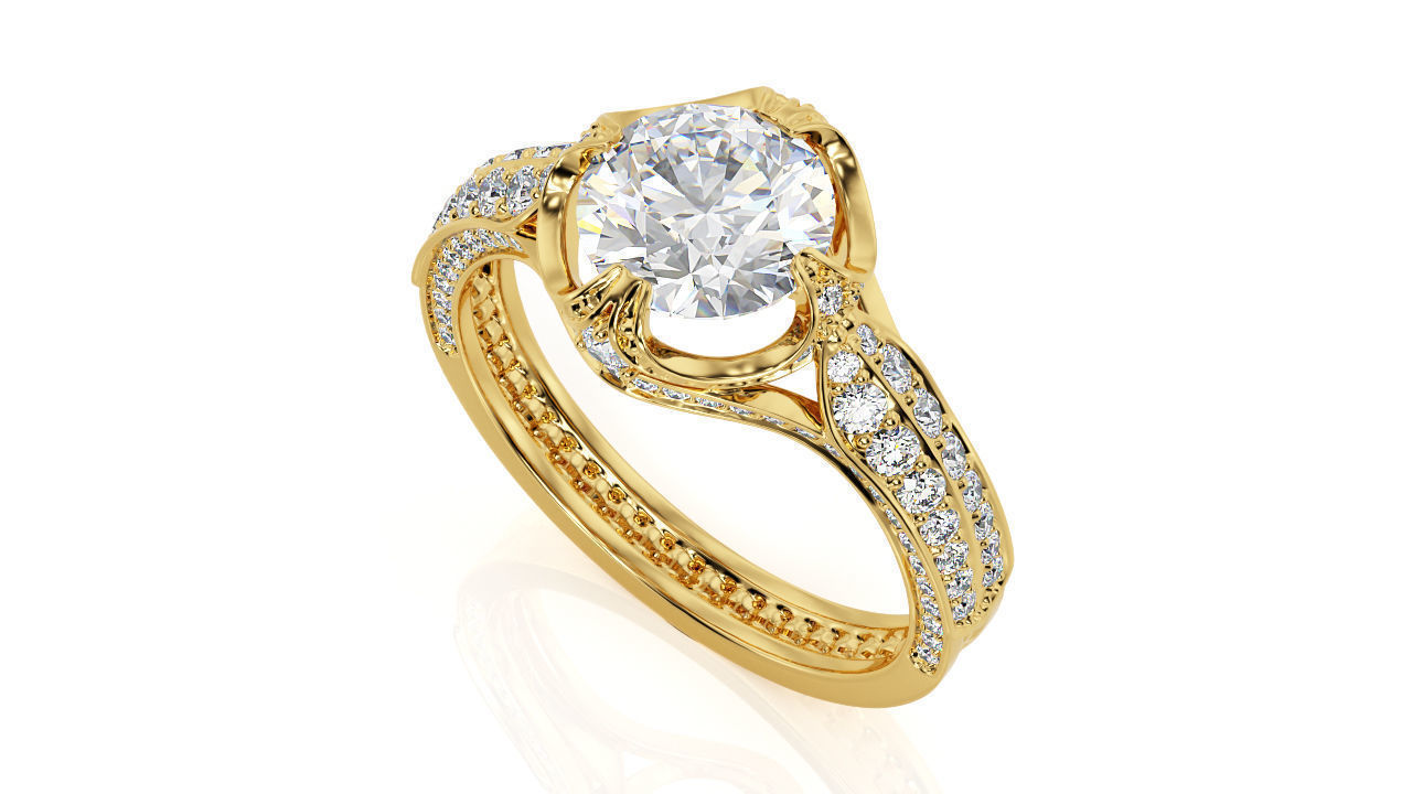 Ring R 0098 3D print model_3