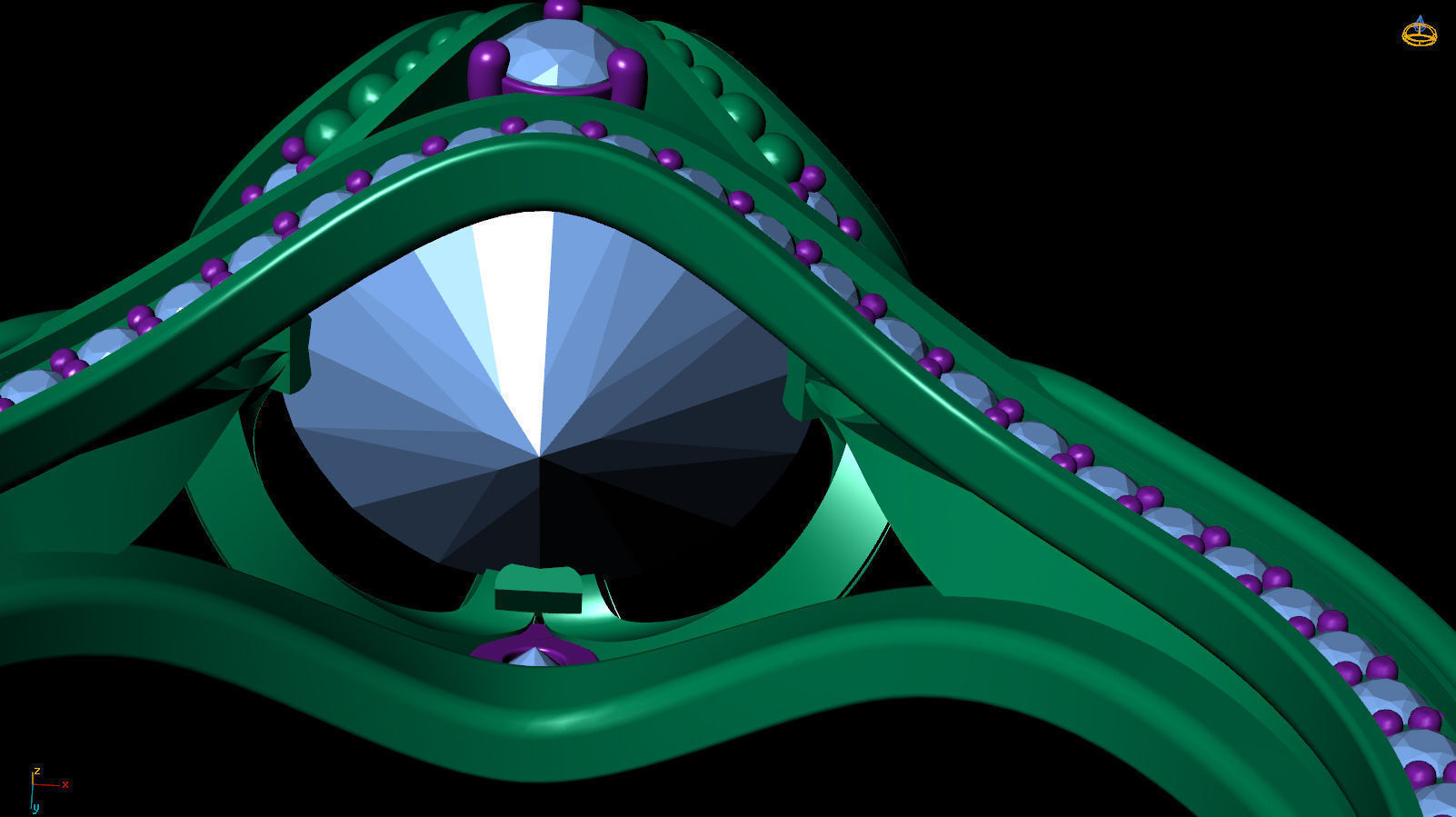 Ring R 0098 3D print model_8