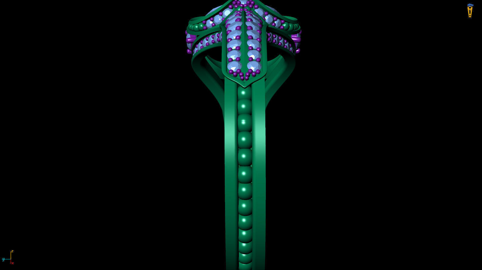 Ring R 0098 3D print model_4