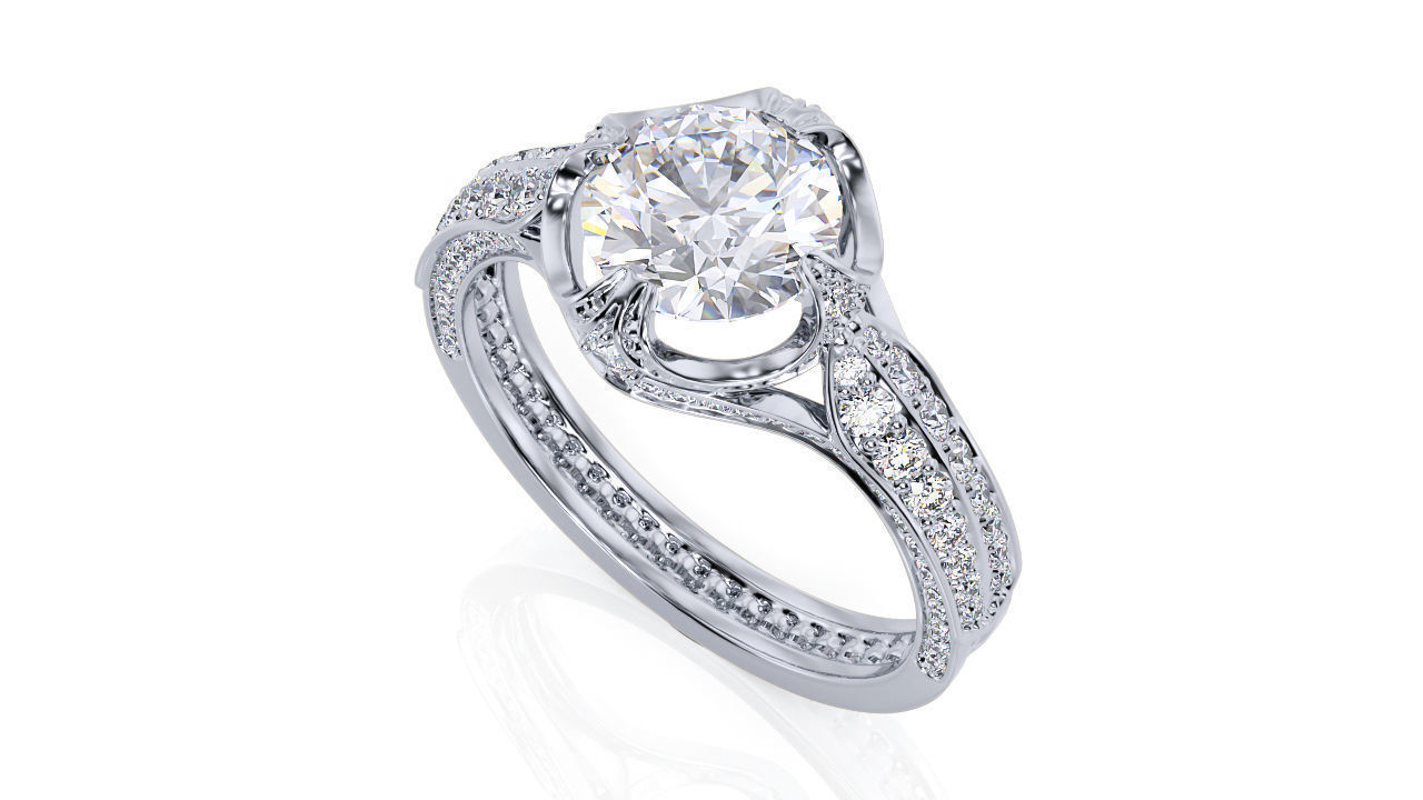 Ring R 0098 3D print model_2