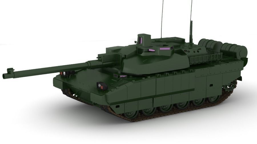 MBT Amx 56 leclerc 3D model_8