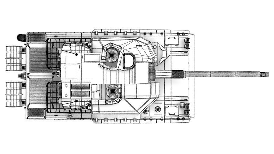 MBT Amx 56 leclerc 3D model_19