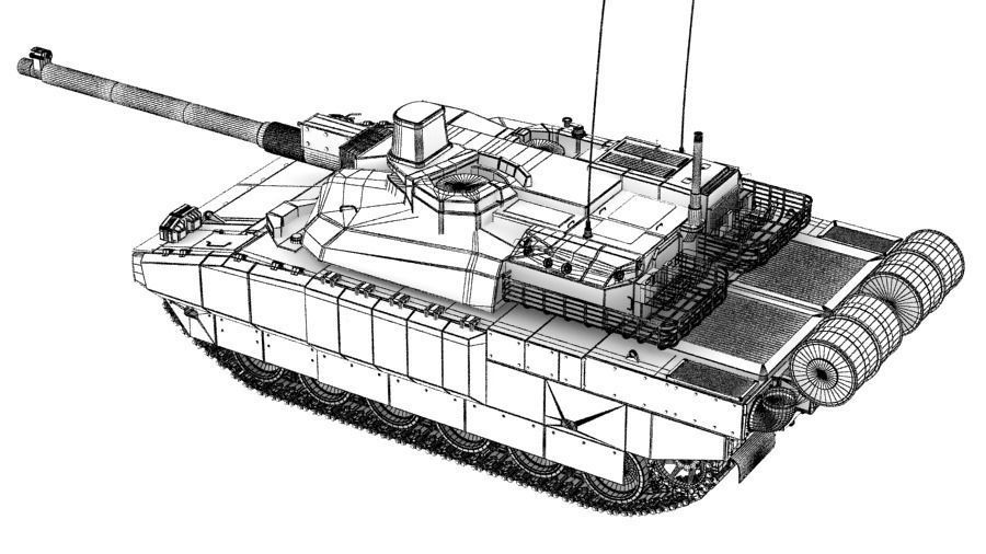 MBT Amx 56 leclerc 3D model_18