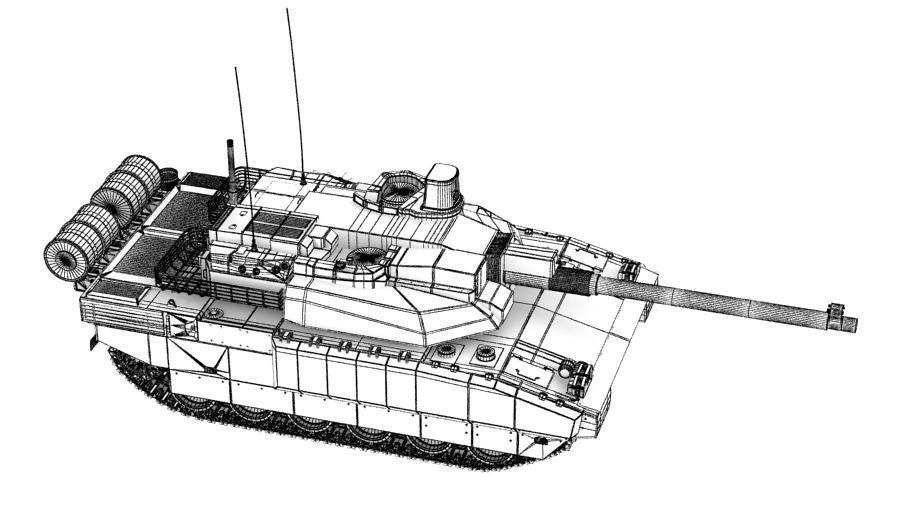 MBT Amx 56 leclerc 3D model_14