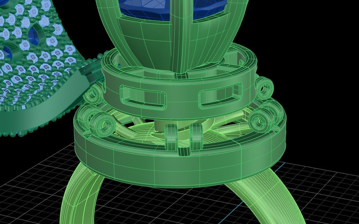 Opening Flower Ring 3D print model_6