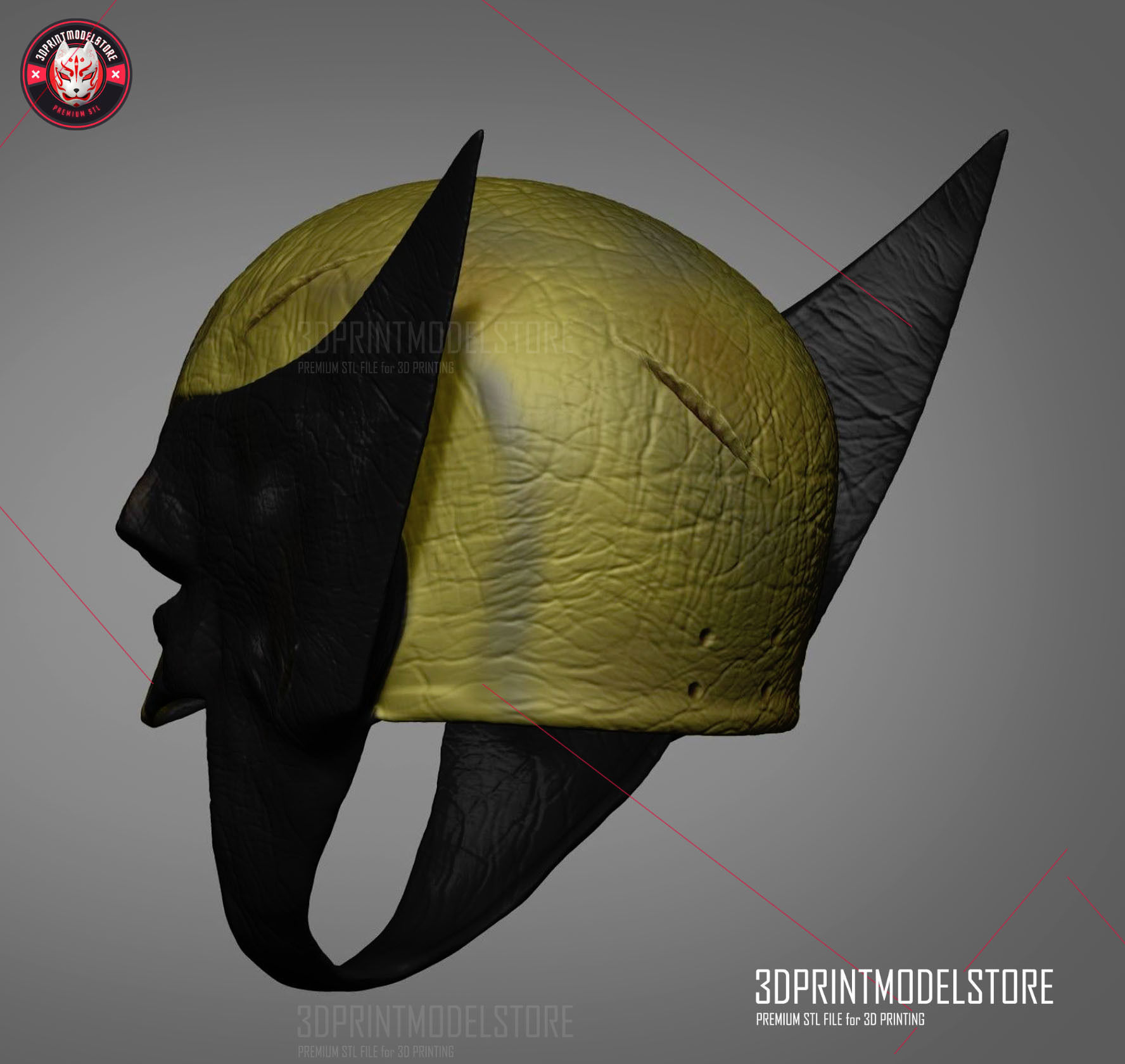 Marvel X-Men Wolverine Cosplay Helmet - Halloween Costume Mask 3D print model_4