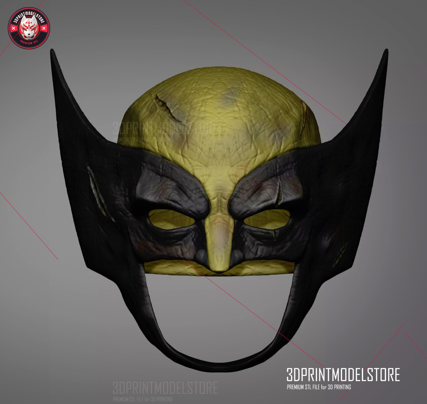 Marvel X-Men Wolverine Cosplay Helmet - Halloween Costume Mask 3D print model_1
