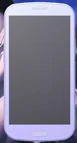 GSIII cell phone with anime character