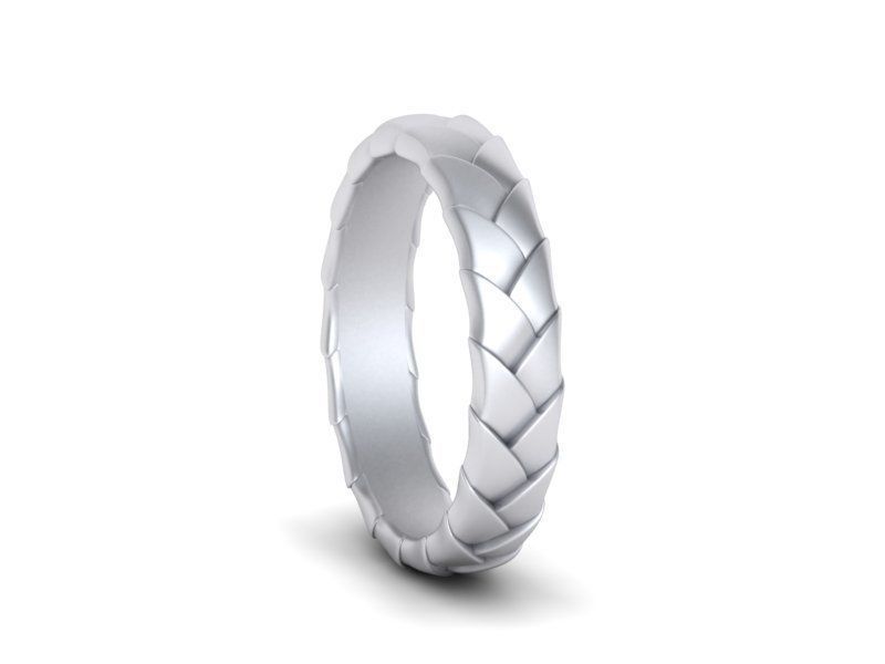 Mens Band ring printable ring 3d model  3D print model_6