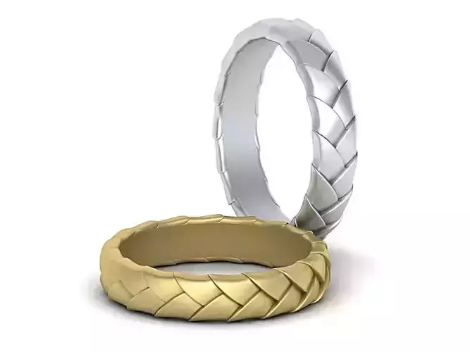 Mens Band ring printable ring 3d model  3D print model