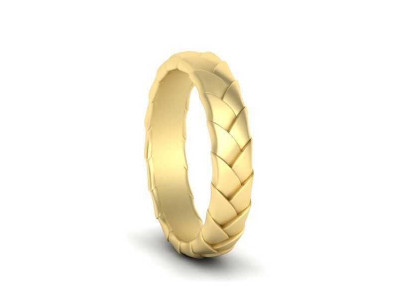 Mens Band ring printable ring 3d model  3D print model_5