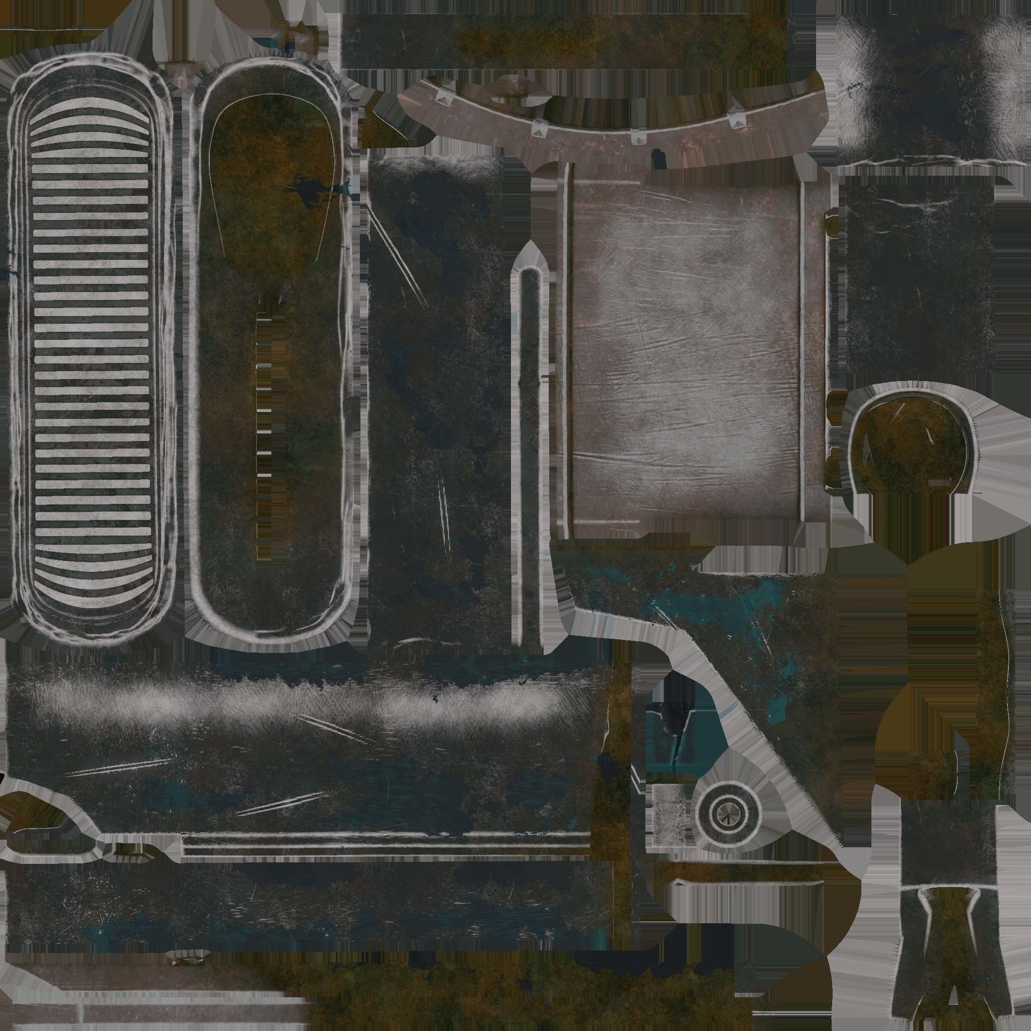 Saiga two weapons Low-poly 3D model_8