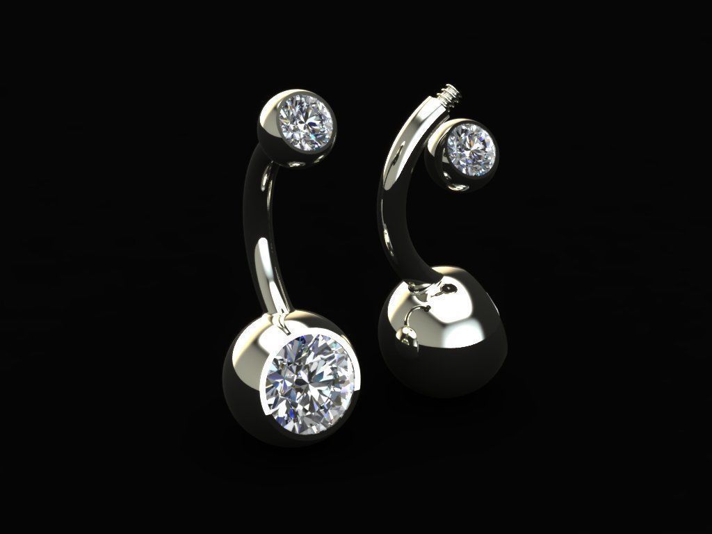 piercing with diamond 3D print model_1