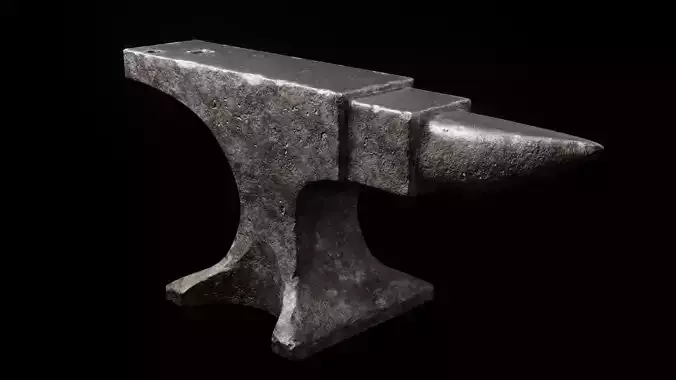 old Anvil - PHOTOREALISTIC - 6K TEXTURES - UV MAPPING Low-poly 3D model