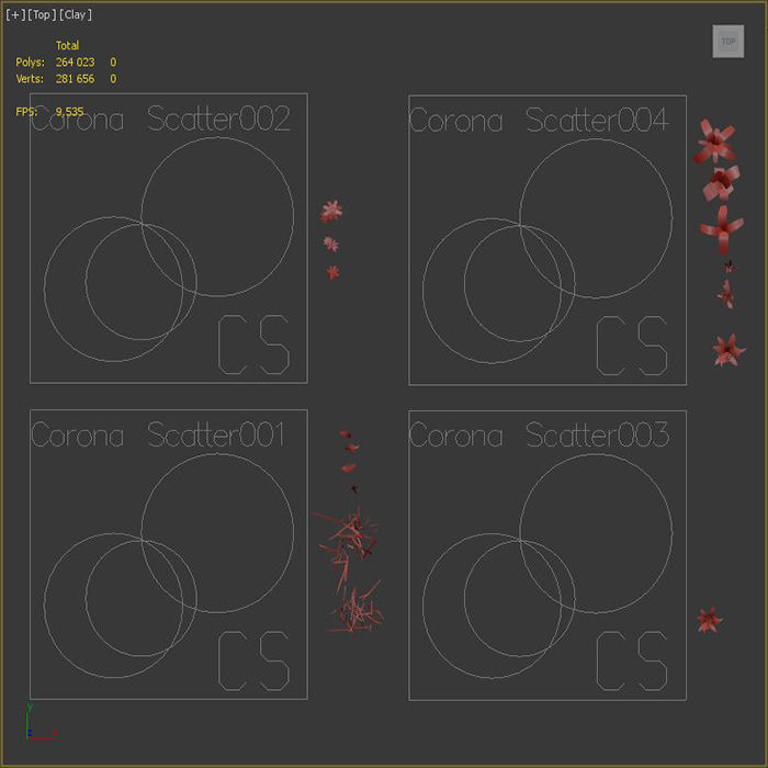Wild grass exterior 3D model_2