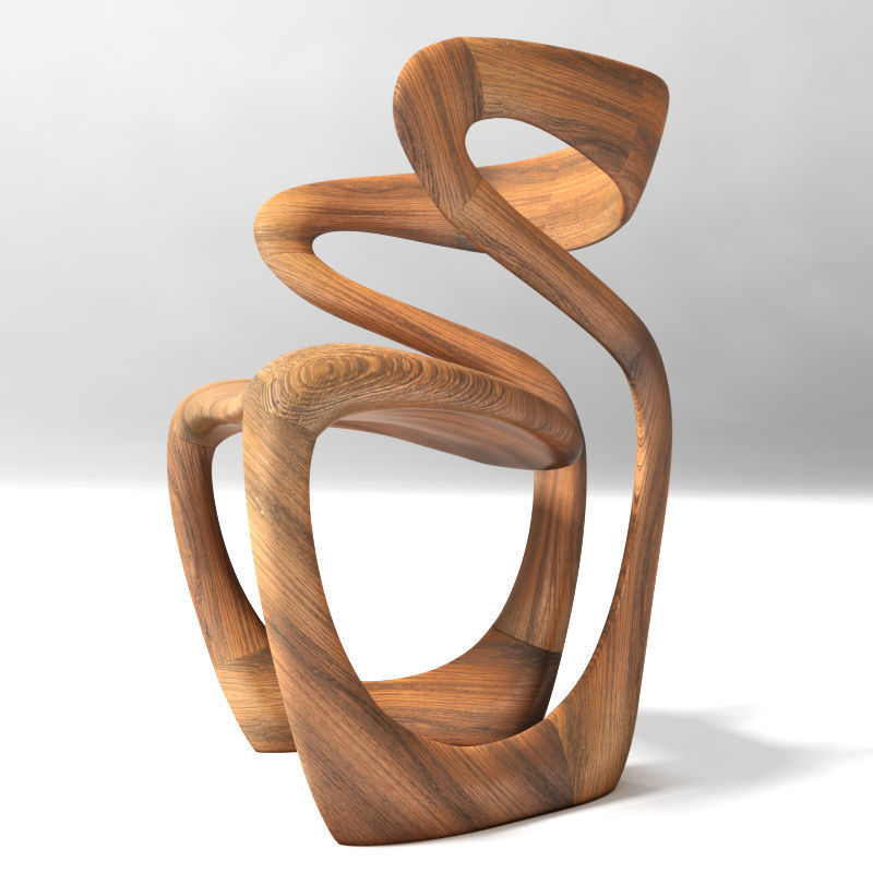 S Chair Tom Vaughan s Design 3D model_2