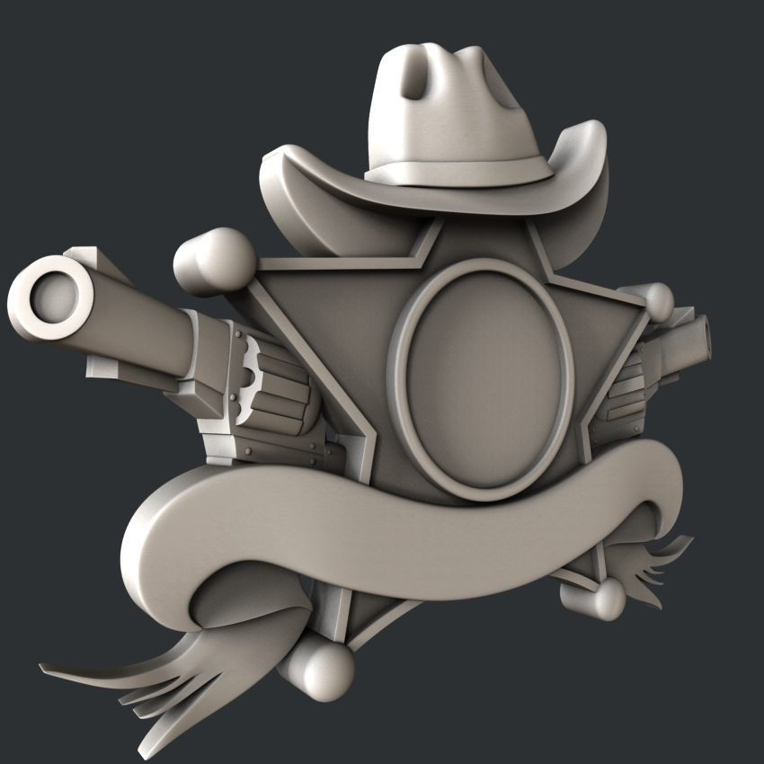 3d STL models for CNC router relief P202 3D model_1