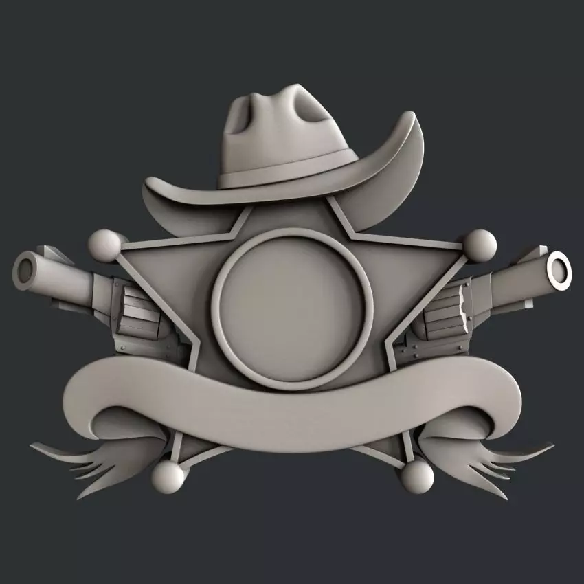 3d STL models for CNC router relief P202 3D model_0