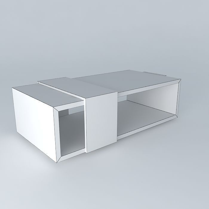 Modern Coffee Table Free 3D model_3