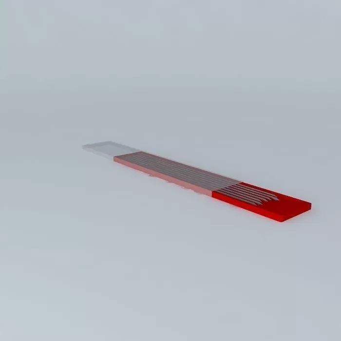 feathers automatic pencil Free 3D model