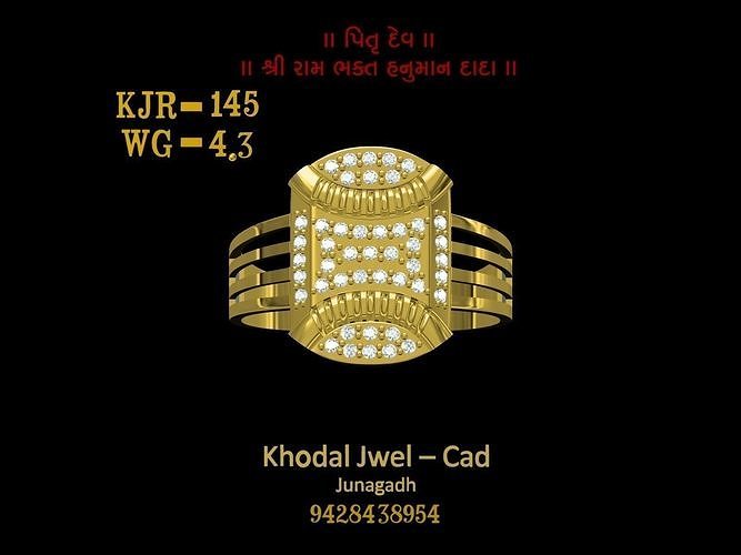 male ring 3D model