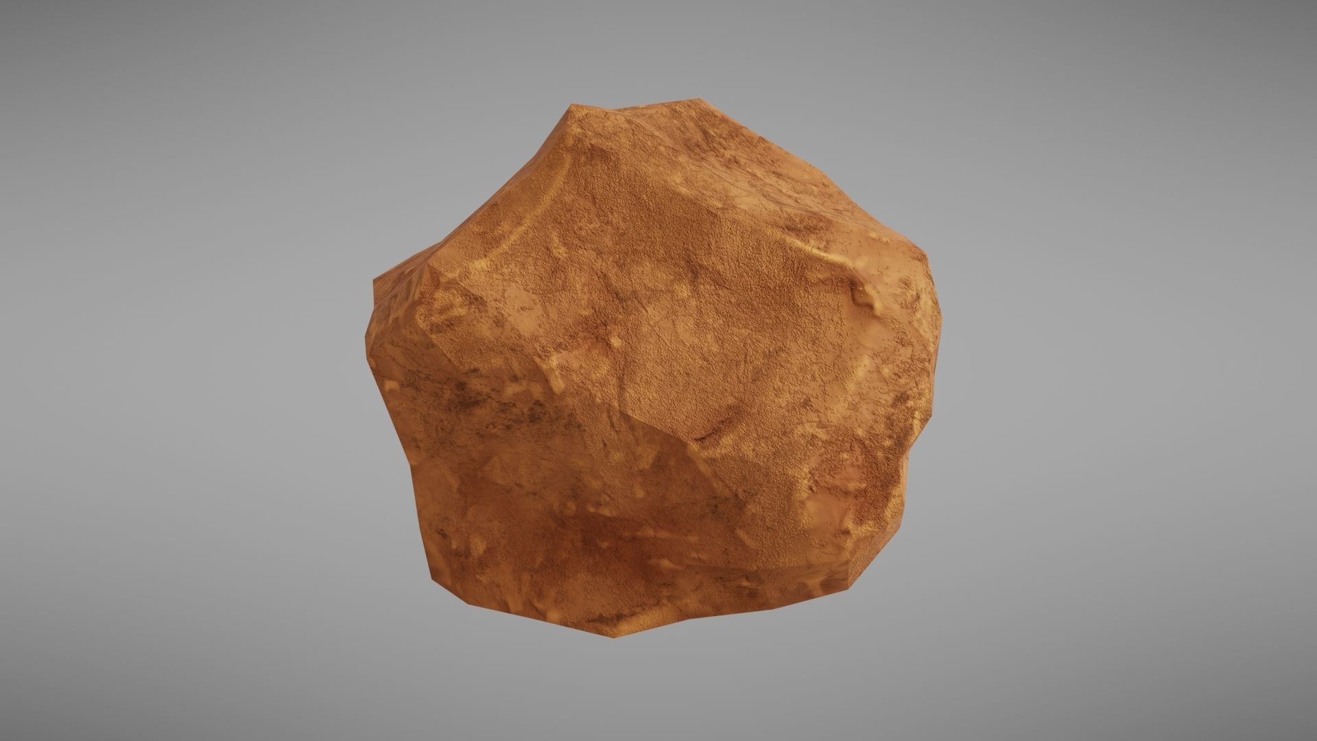Stylised rock Low-poly 3D model_18