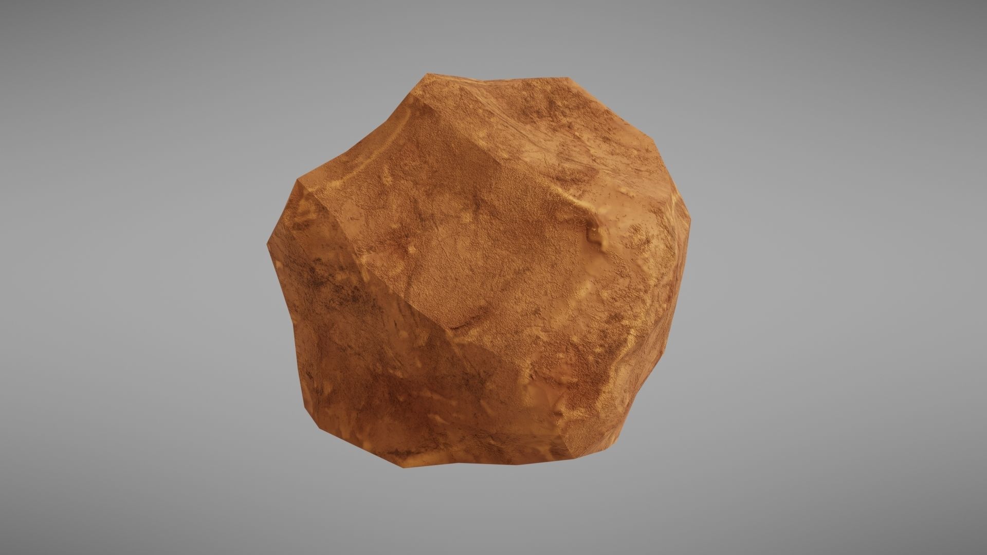 Stylised rock Low-poly 3D model_17