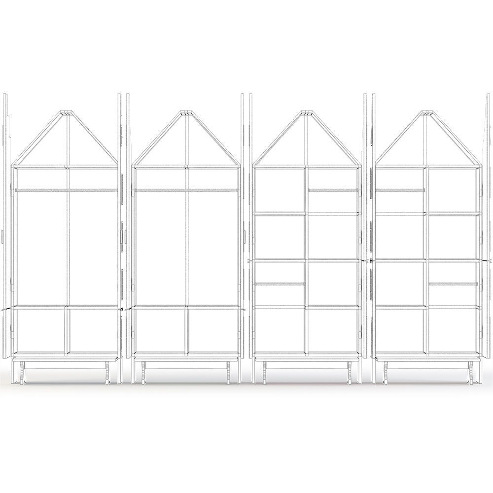 House chest of drawers Low-poly 3D model_17