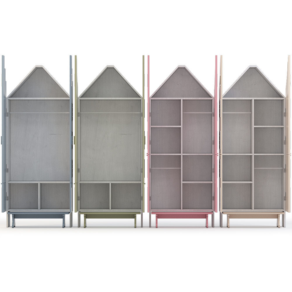 House chest of drawers Low-poly 3D model_15