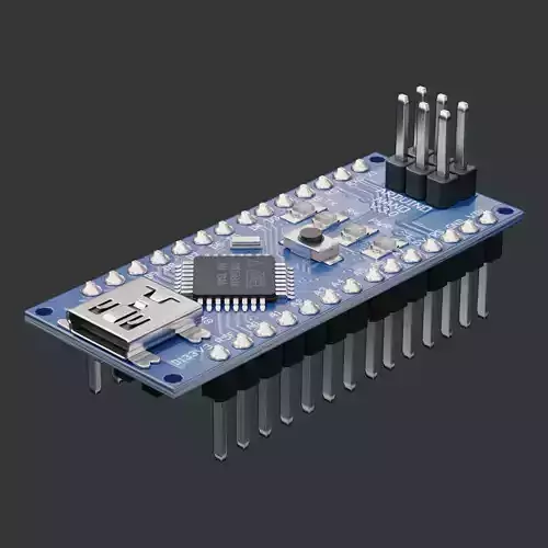 3D Arduino Nano 3 3D model