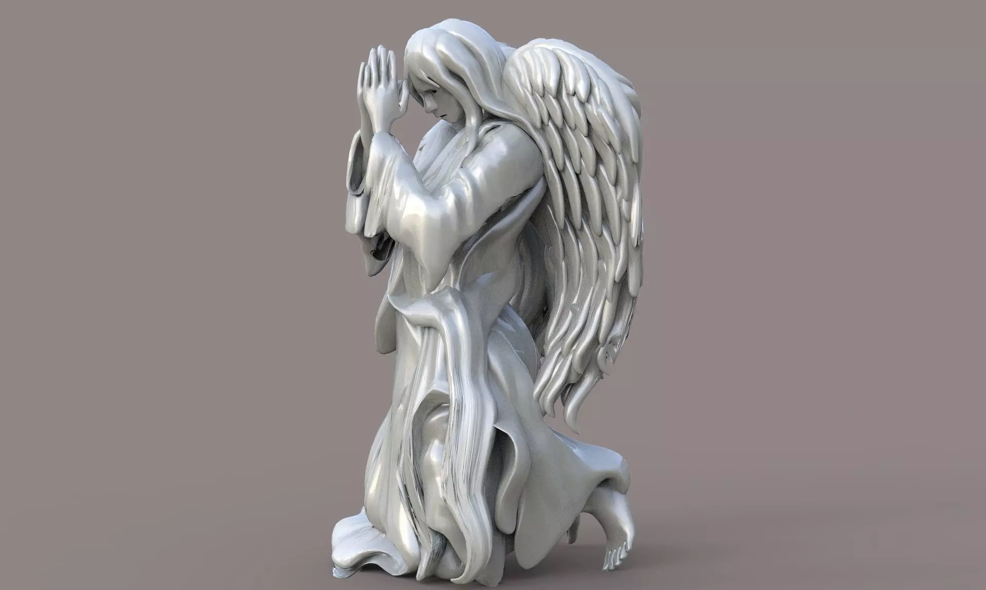 Angel Pray 3D print model
