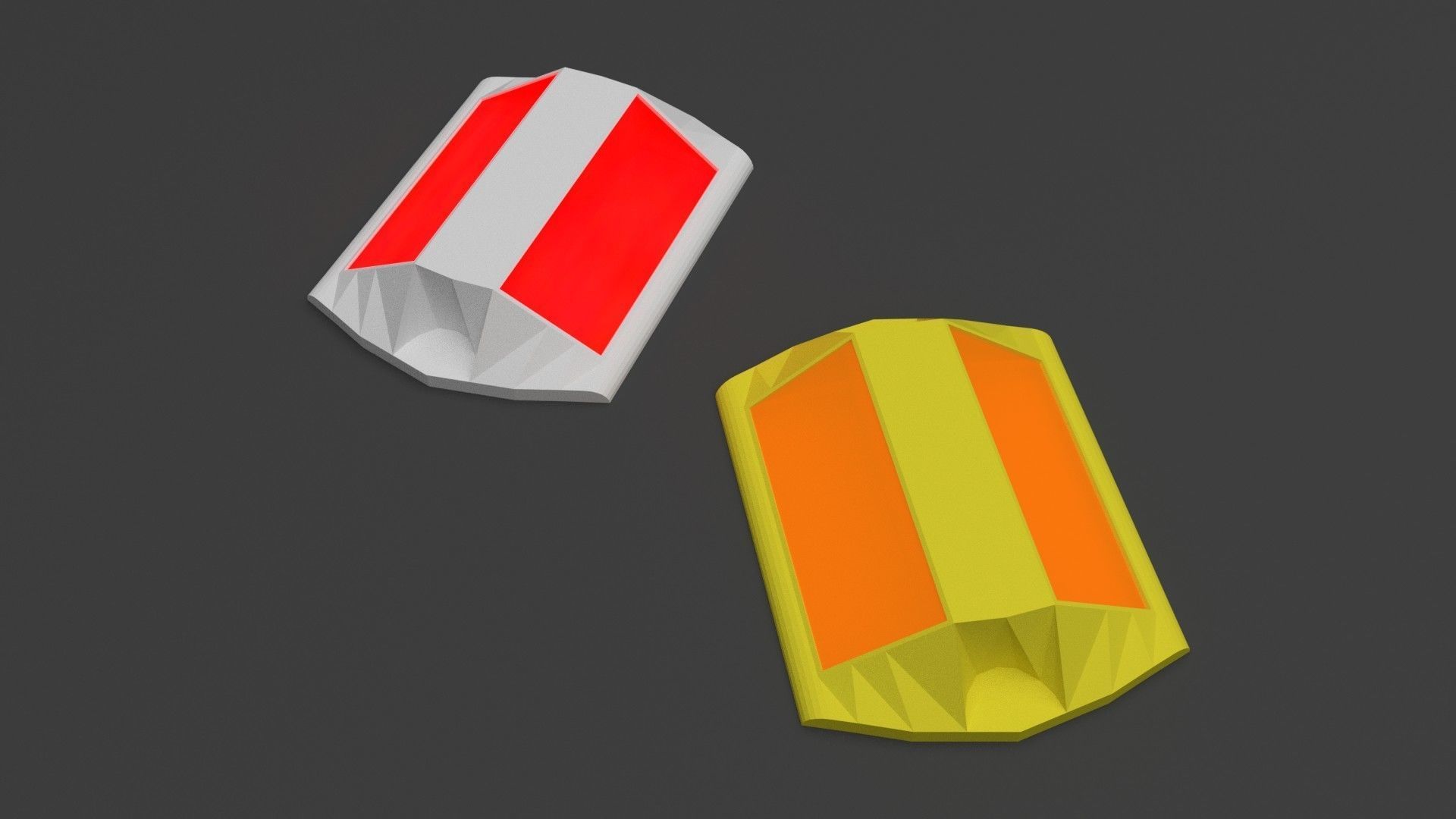 Big Traffic Signs Pack Low-Poly Low-poly 3D model_11