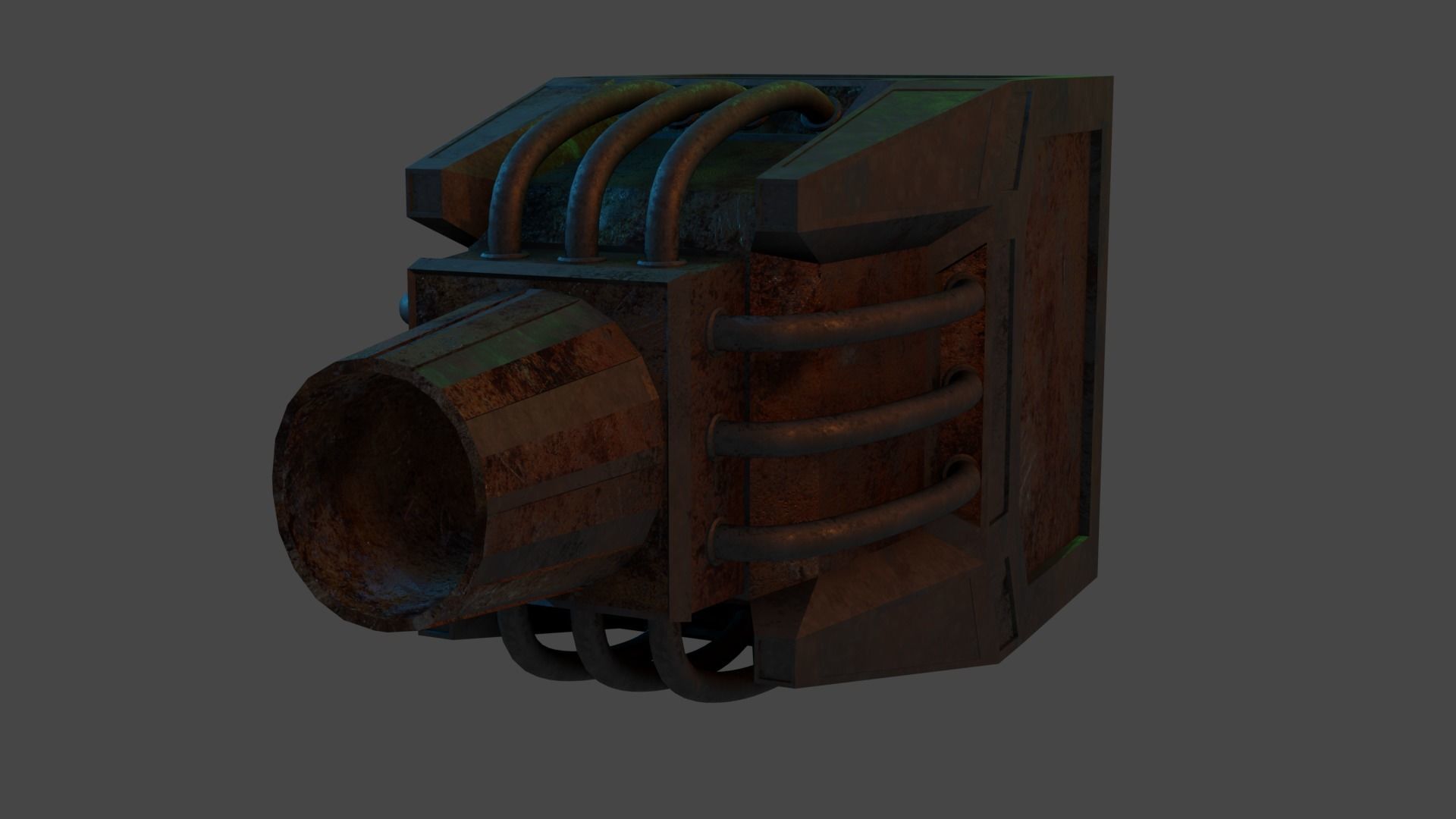 SCI-FI INDSUTRIAL THRUSTER 3D model_2