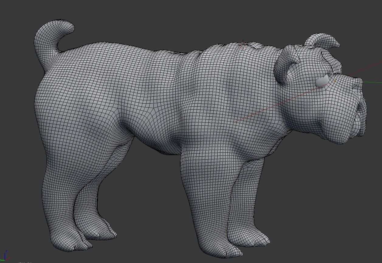 bulldog 3D model_8