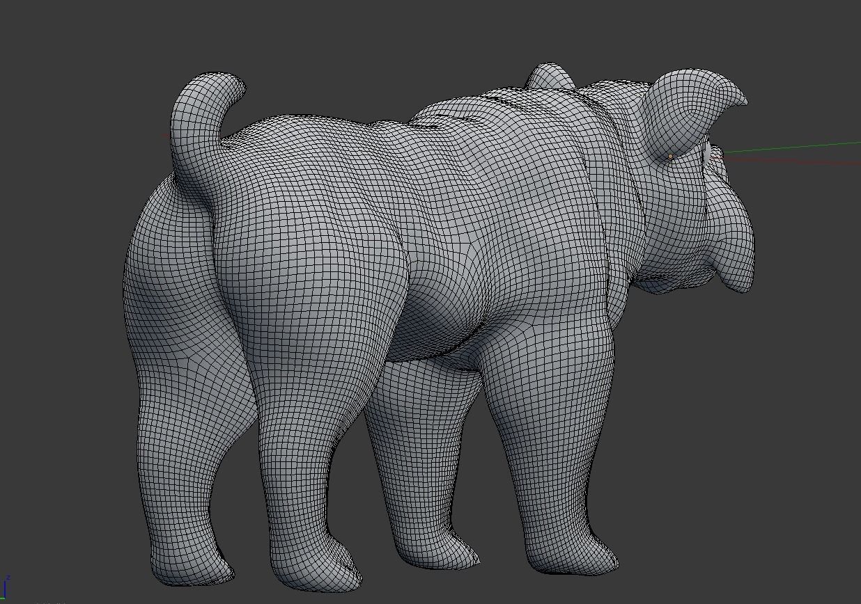 bulldog 3D model_12