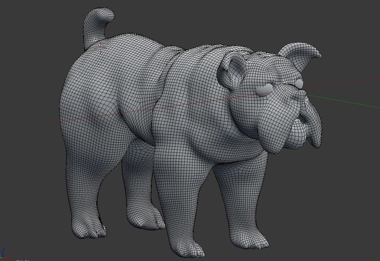 bulldog 3D model_6