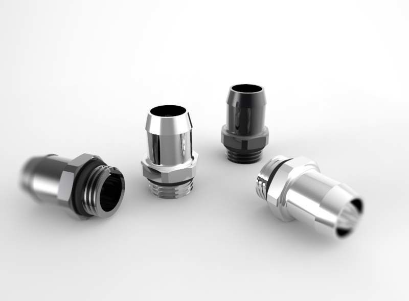 Kitbash Pack Water Cooling Pipe and Tubing Fittings 3D model_10