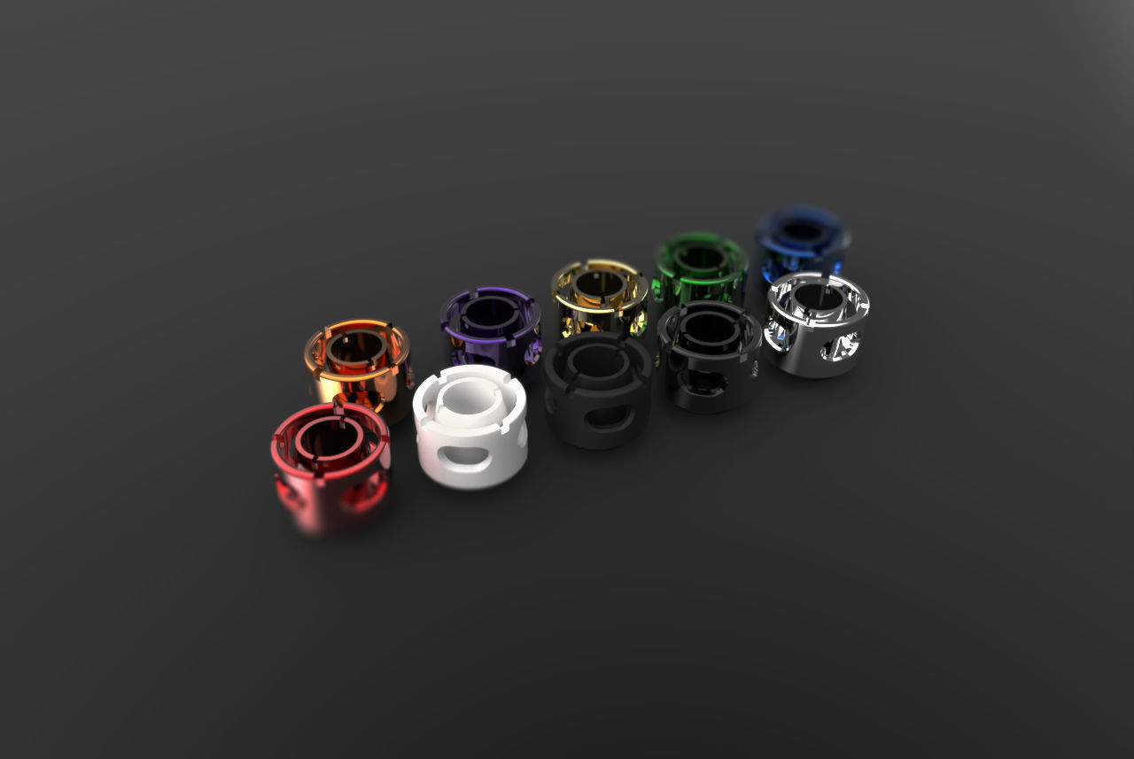 Kitbash Pack Water Cooling Pipe and Tubing Fittings 3D model_24