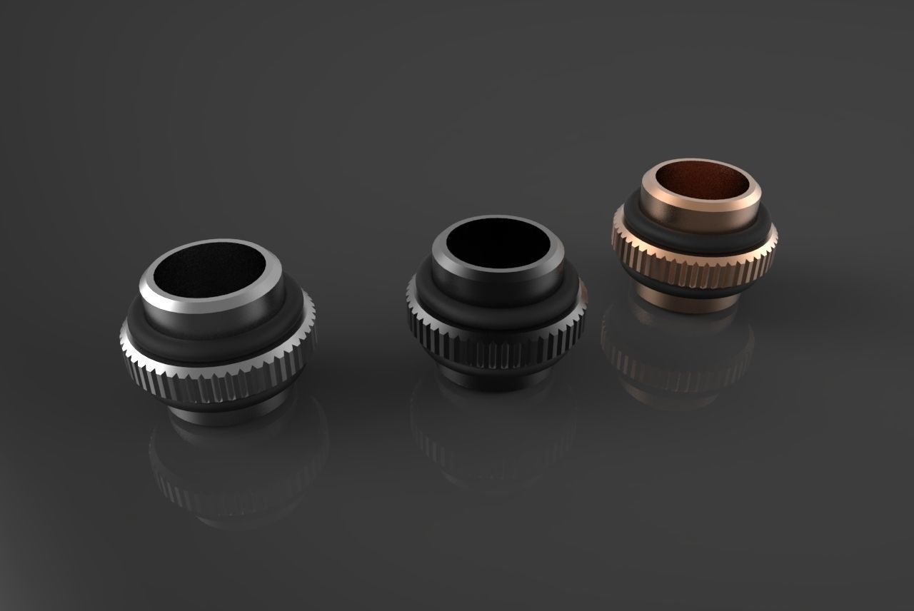 Kitbash Pack Water Cooling Pipe and Tubing Fittings 3D model_31