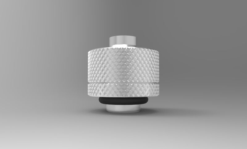 Kitbash Pack Water Cooling Pipe and Tubing Fittings 3D model_22