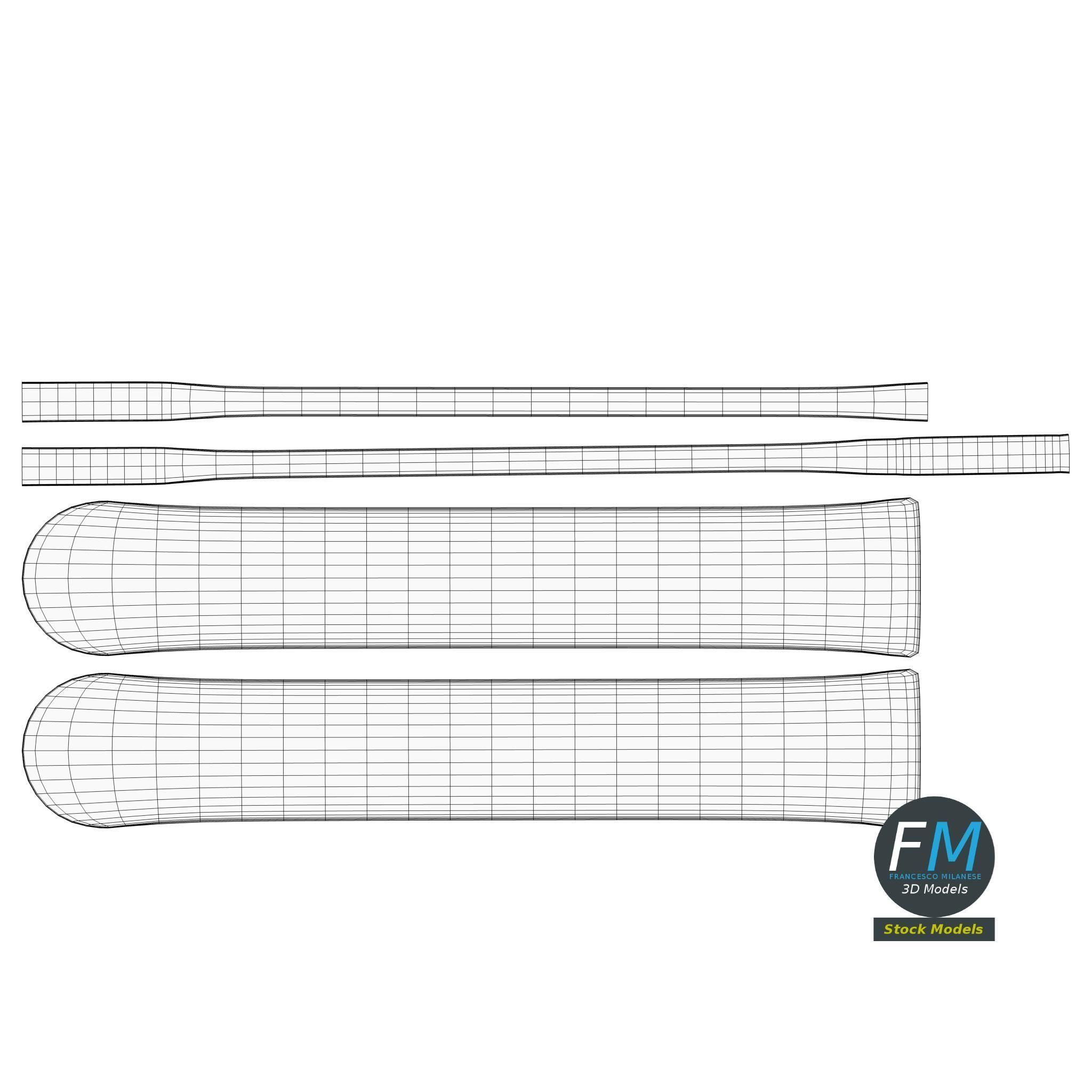 Stylized ice lolly 3D model_12