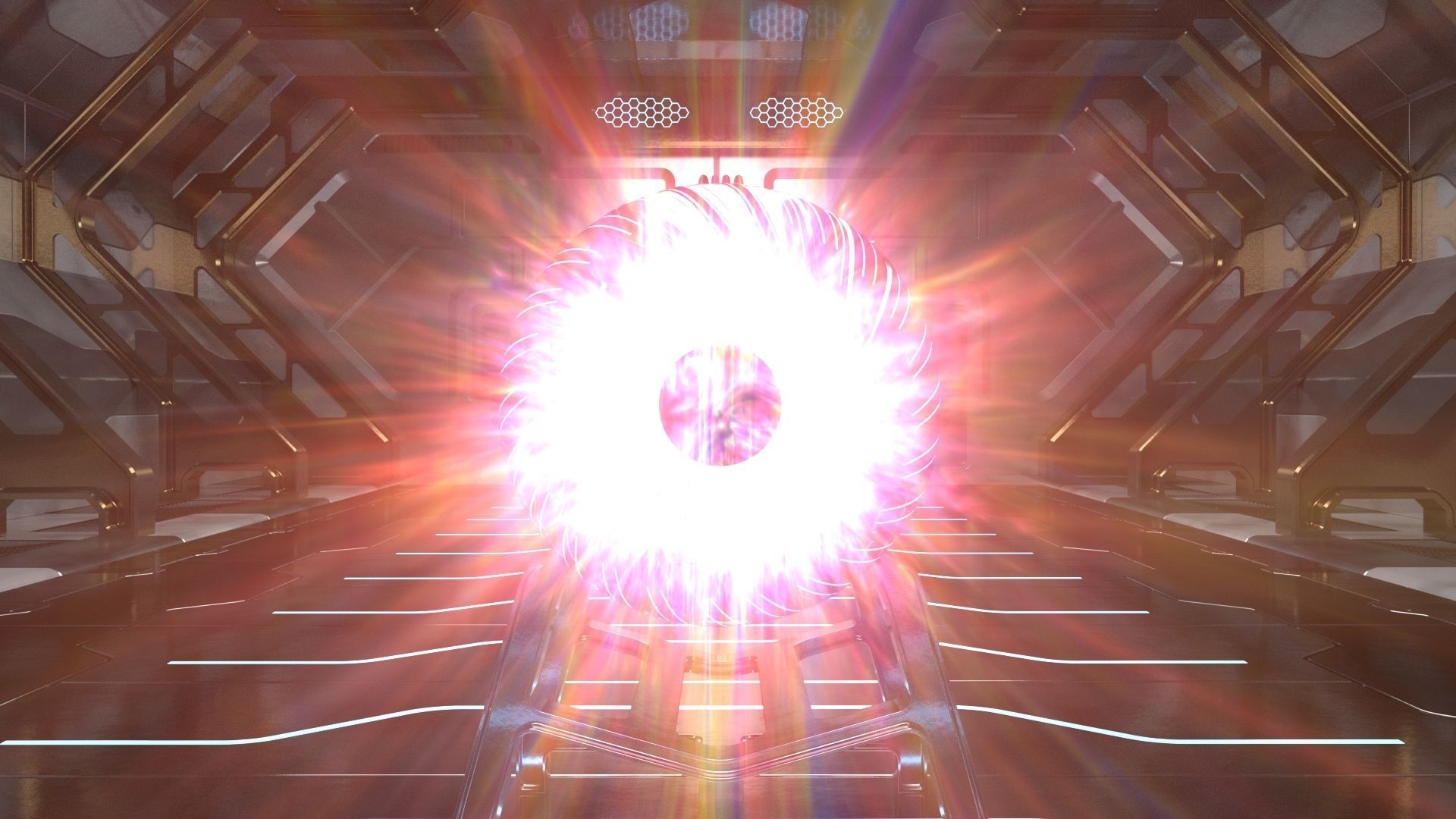 Sci Fi plasma engines and exhausts 3D model_5