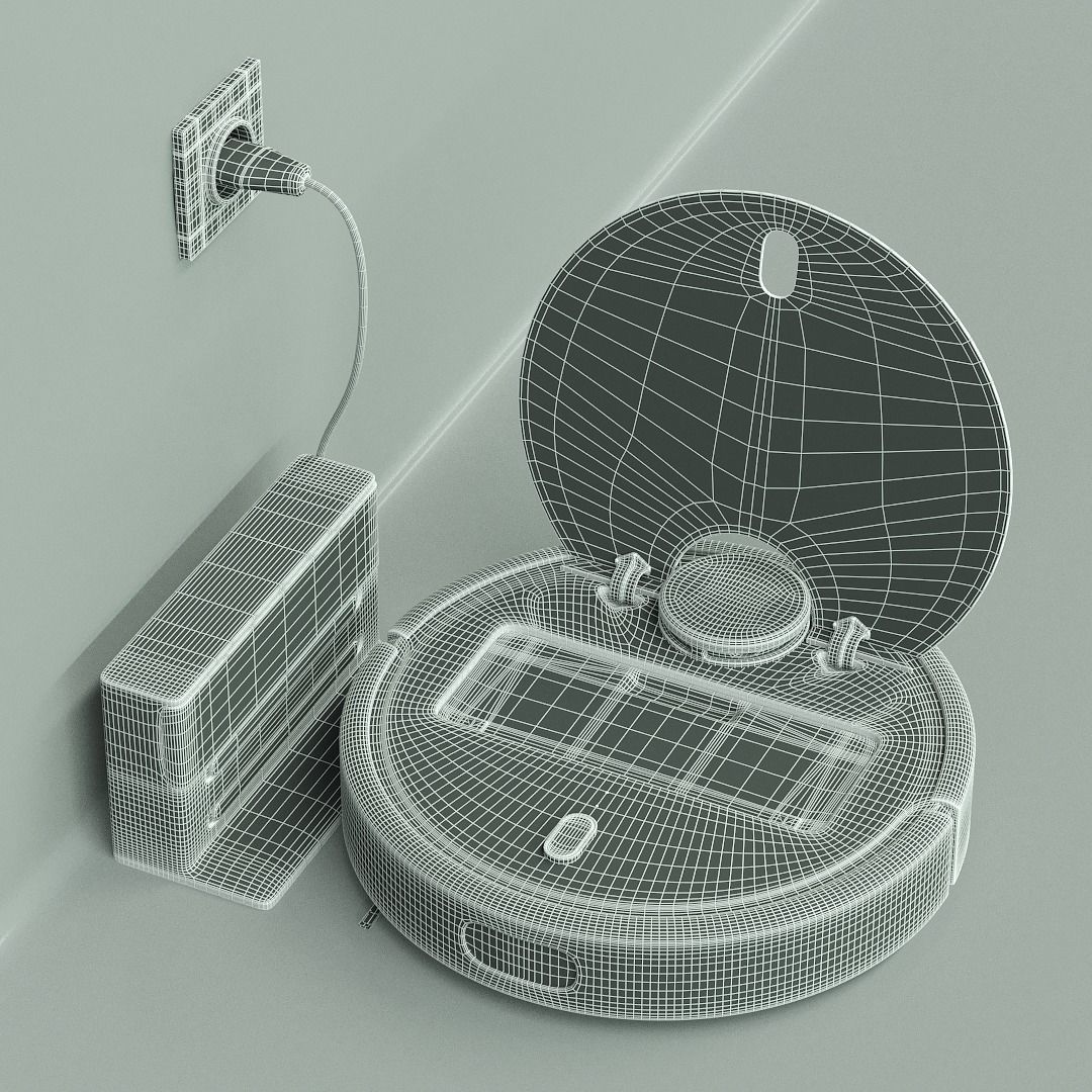 Xiaomi Mijia Robot vacuum 3D model_5