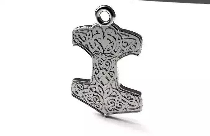 Thor hammer keychain