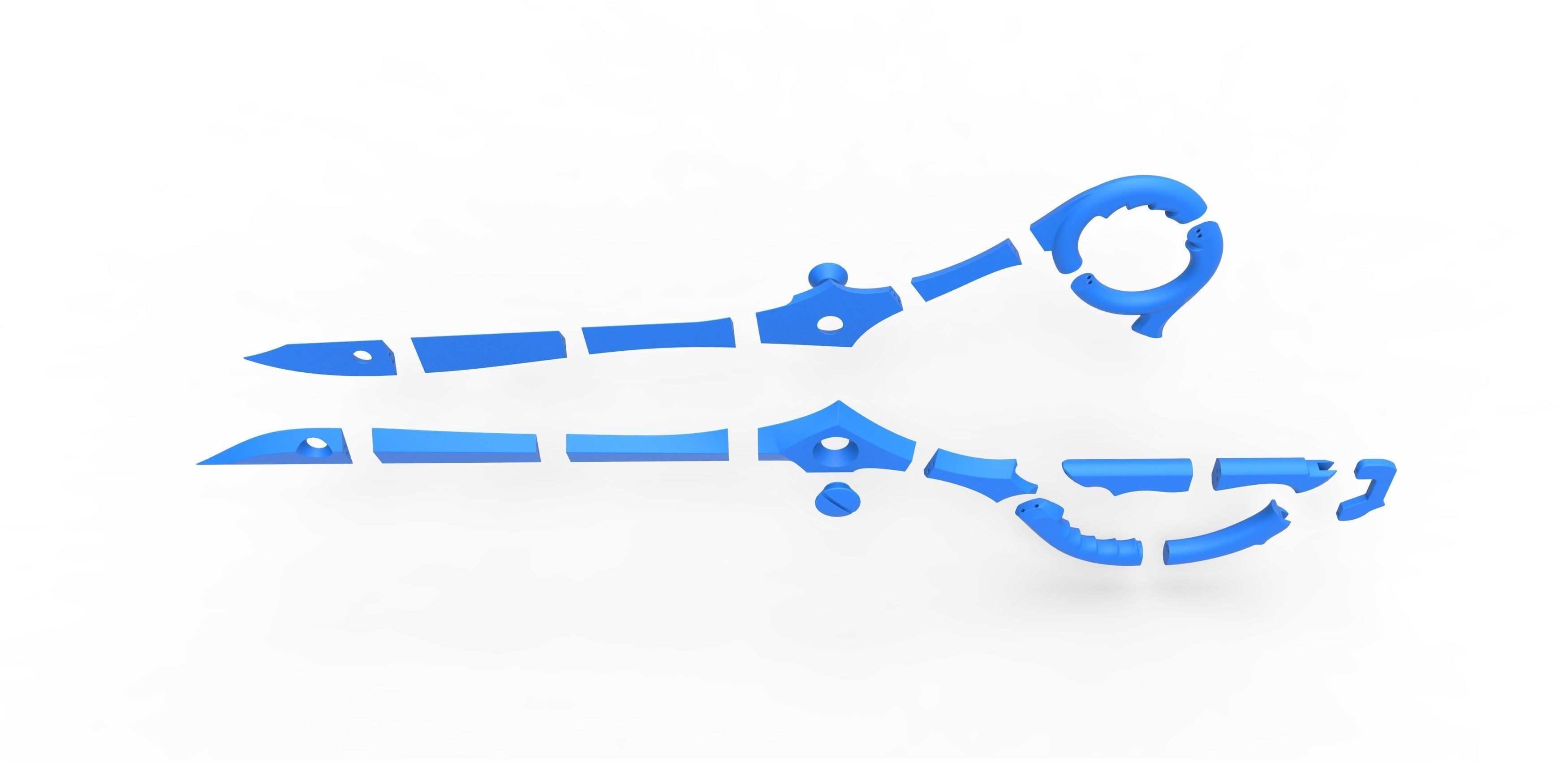 Scissor blades from Kill La Kill 3D print model_40