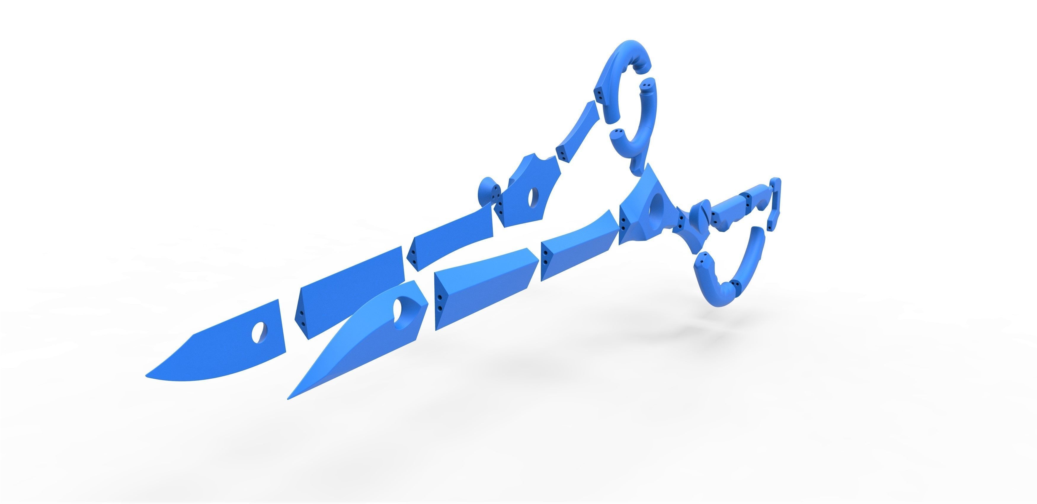 Scissor blades from Kill La Kill 3D print model_39