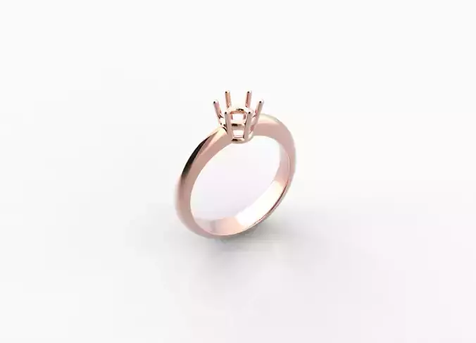 Solitario collezione Classico Caratura Ct 0 50 3D model