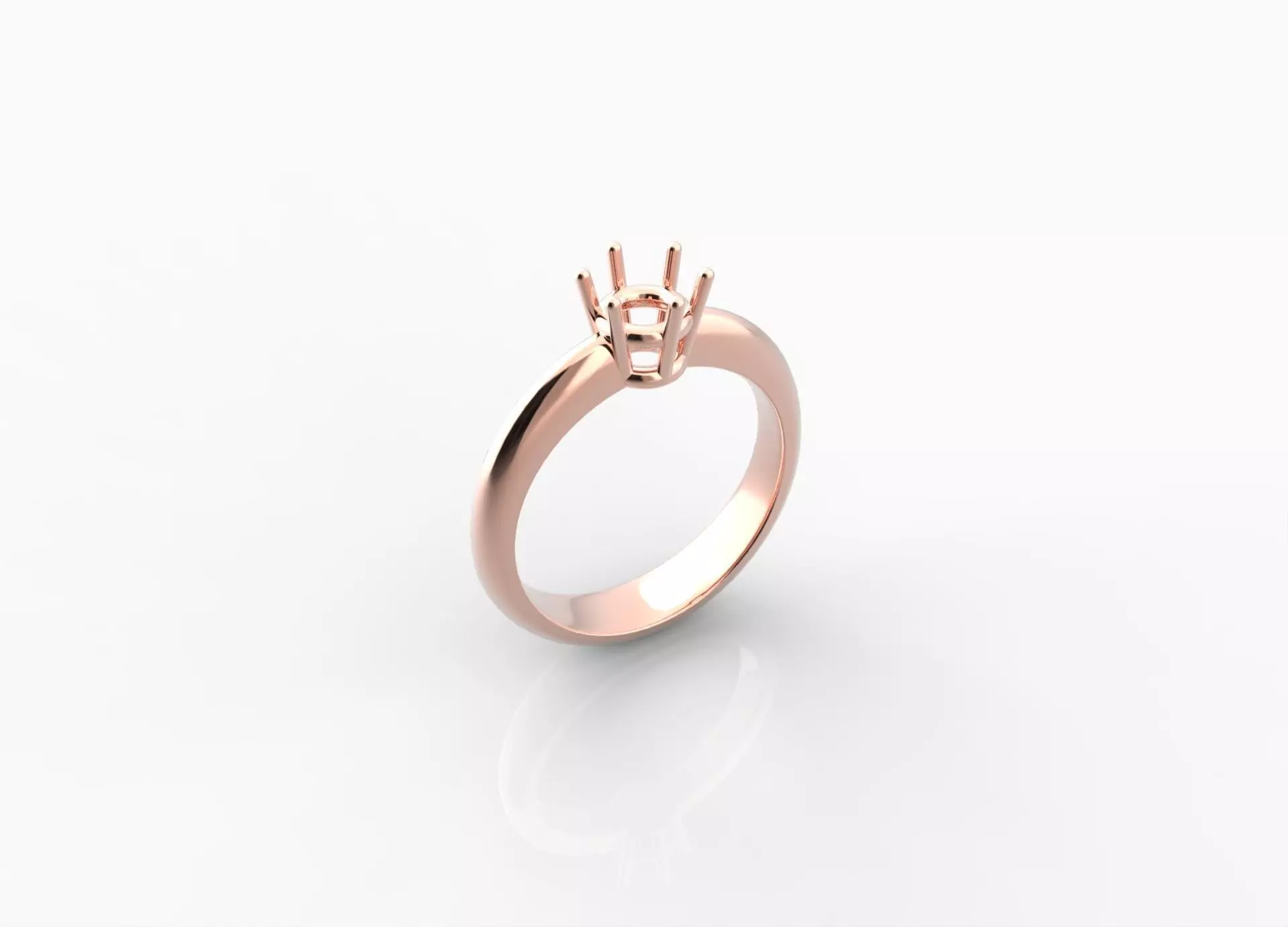 Solitario collezione Classico Caratura Ct 0 50 3D model_0