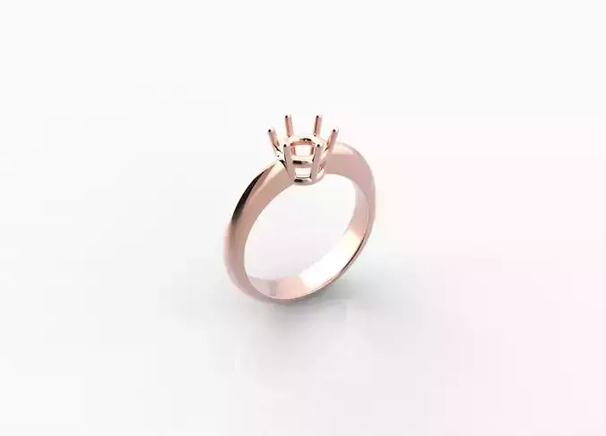 Solitario collezione Classico Caratura Ct 0 75 3D model