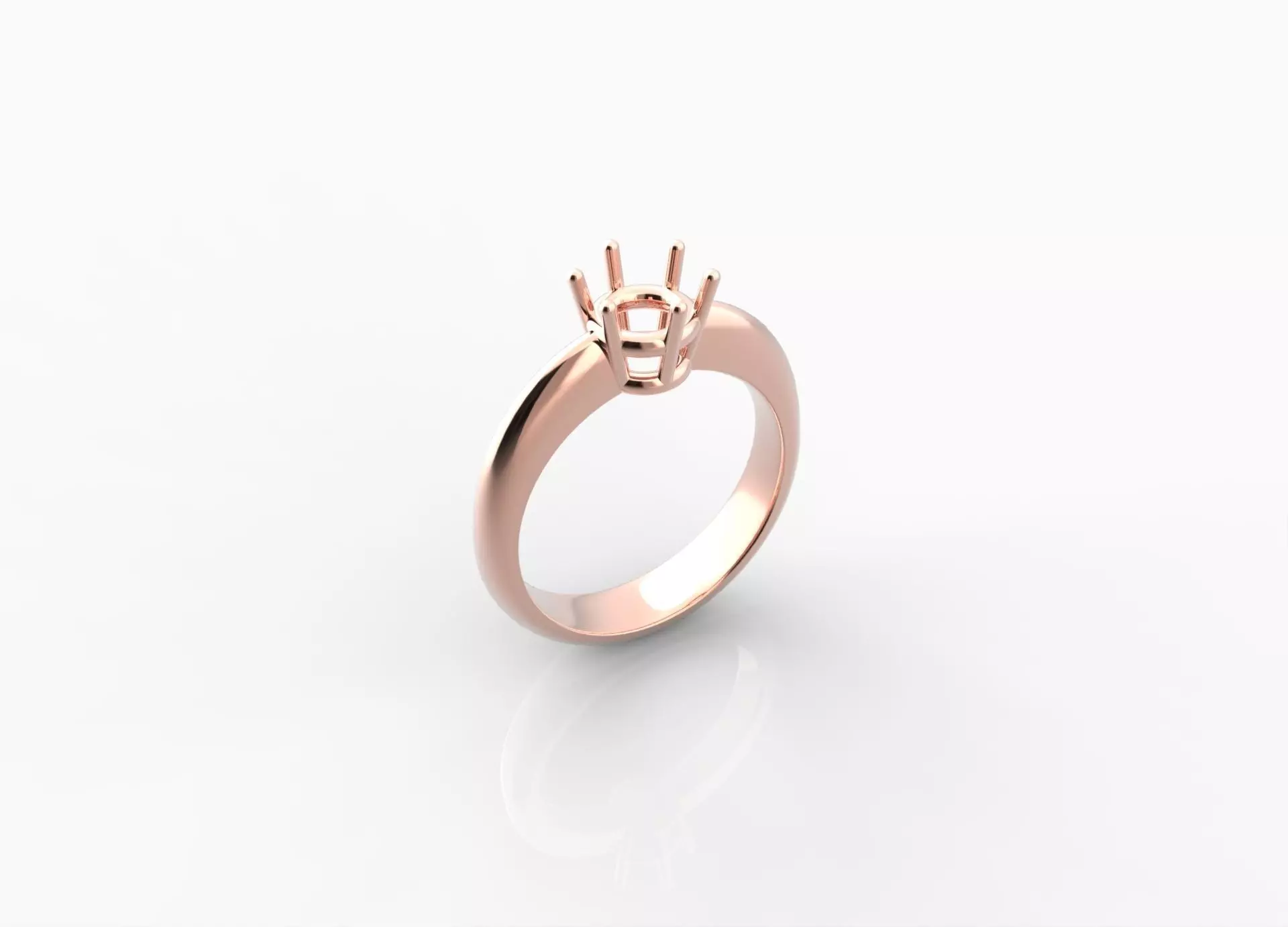 Solitario collezione Classico Caratura Ct 0 75 3D model_0